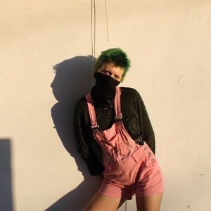 Pink Overalls